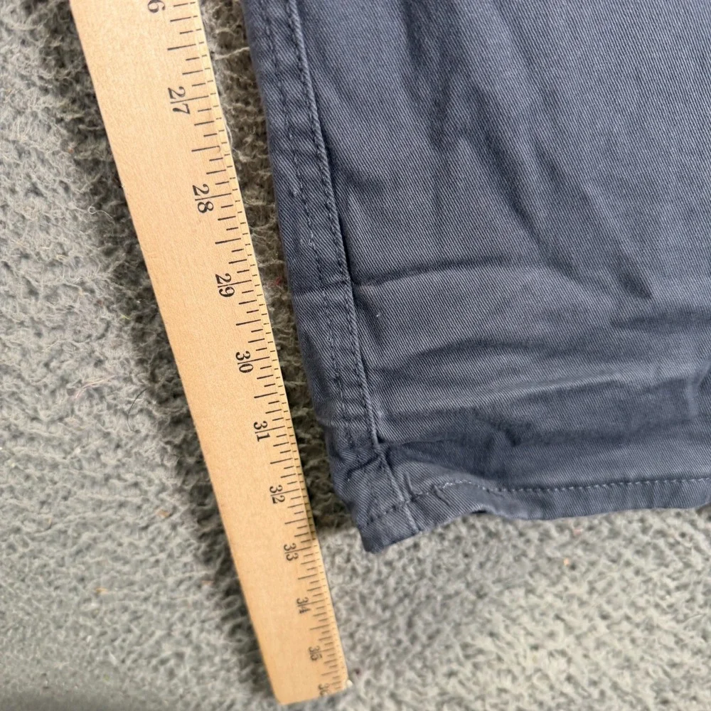 Signature by Levi Pant Mens 34x34 Blue Cotton Chino Straight Preppy Business